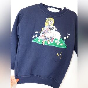 Vintage Scallywags Mary had a little lamb sweatshirt